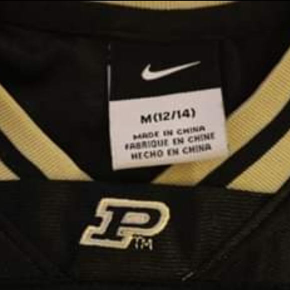 Nike Purdue Sports Jersey NWT, Children's Size Med - Picture 3 of 5